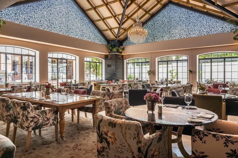 Lanzerac manor restaurant interior