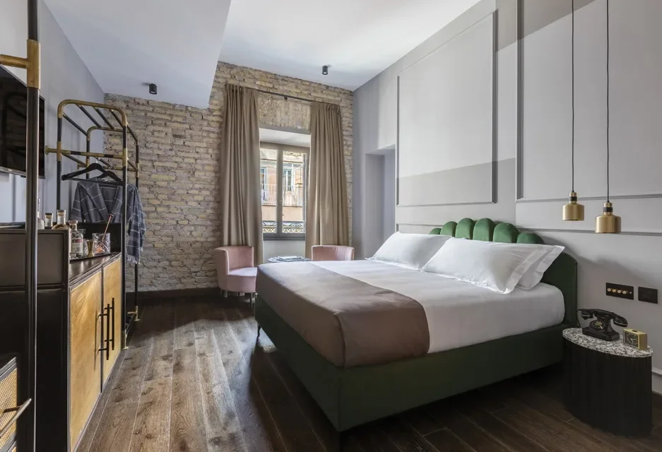 Guest room example at Chapter Roma
