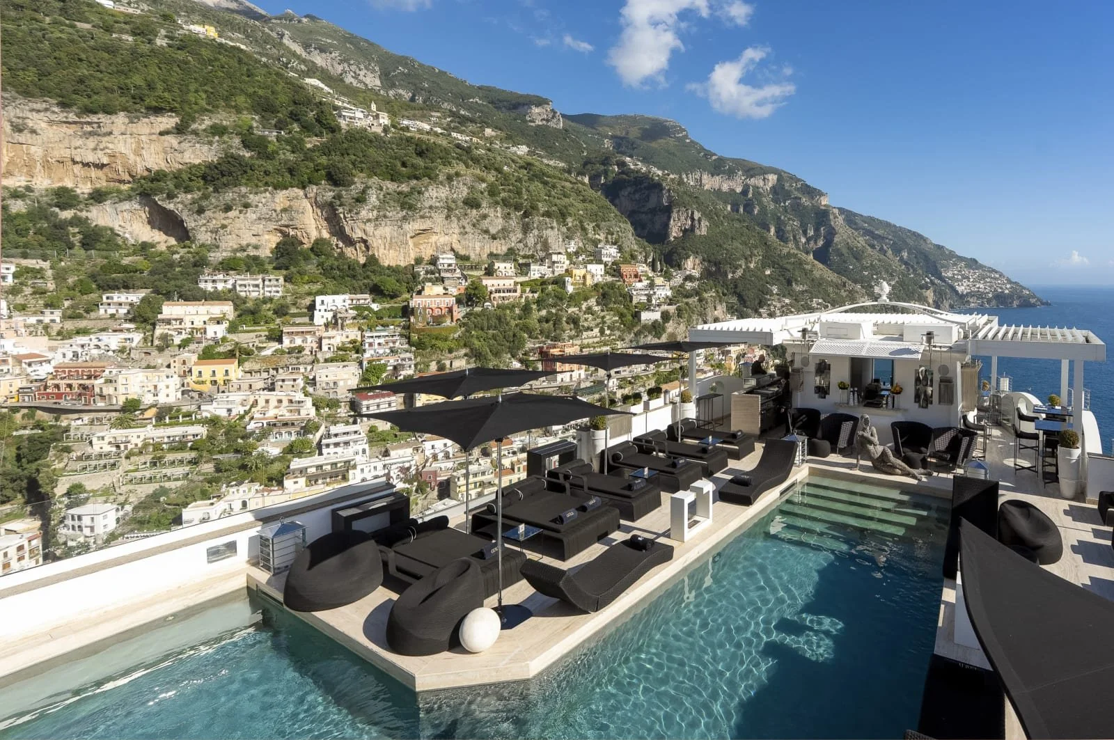 Rooftop pool at Hotel Villa Franca