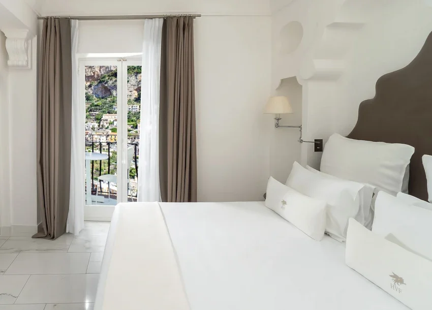 Guest room example at Hotel Villa Franca