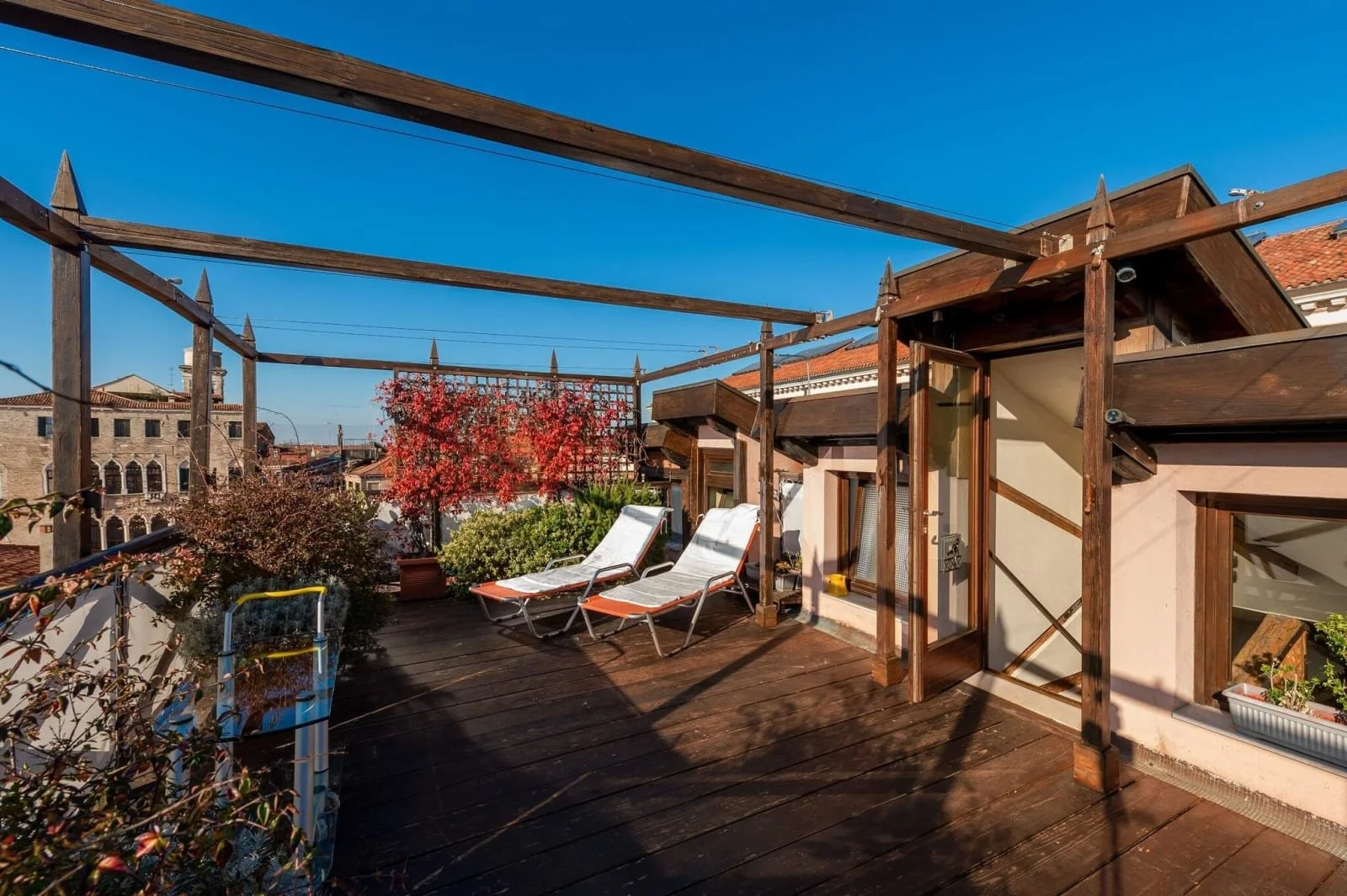 Rooftop terrace at Ca Pisani Hotel Venice