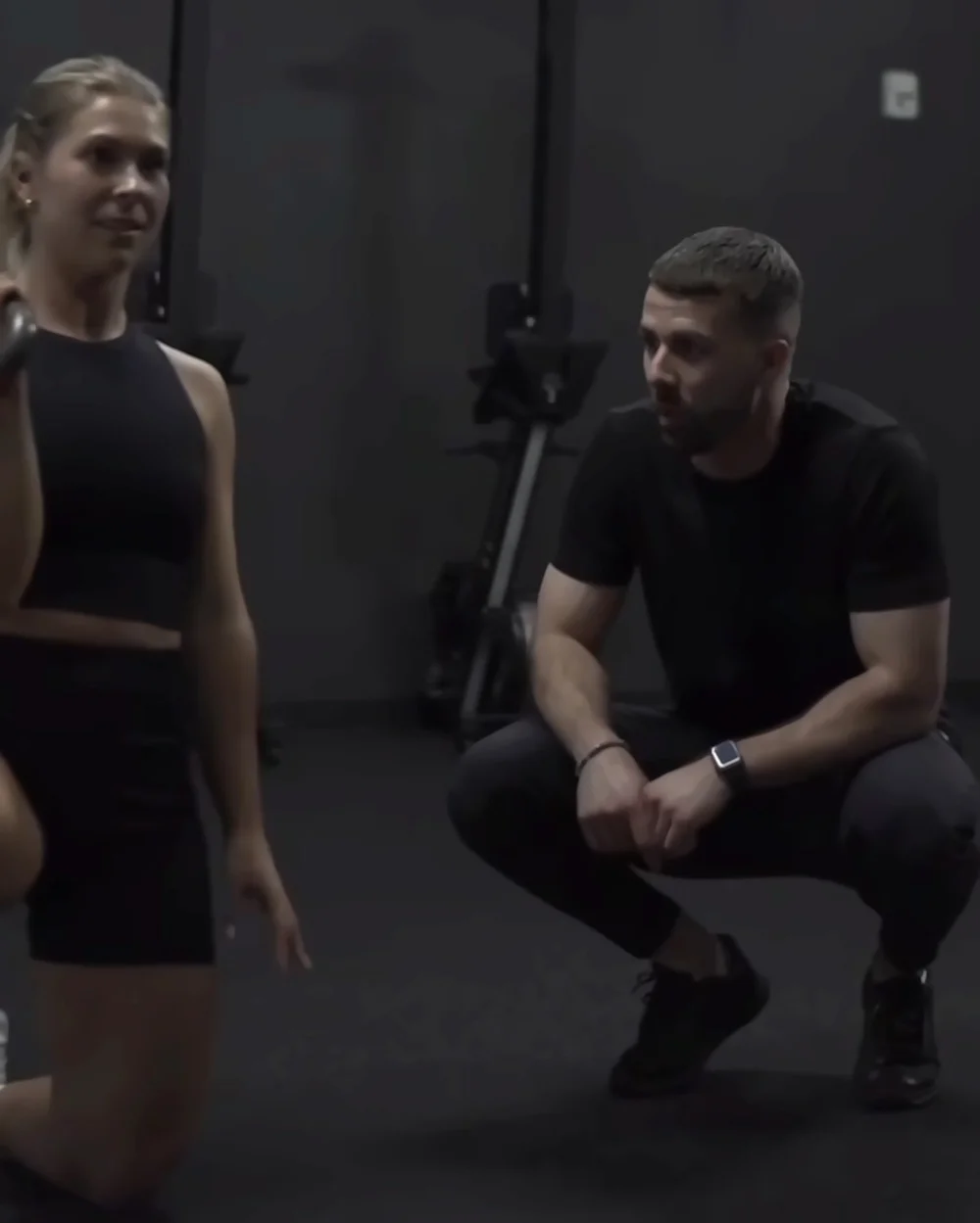 Jordan Walshaw coaching a 1-on-1 personal training client in Plaza Midwood, Charlotte NC