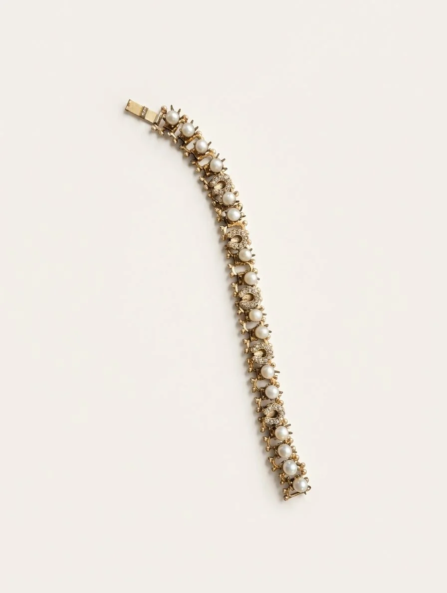 Restored 50s Horseshoe Bracelet