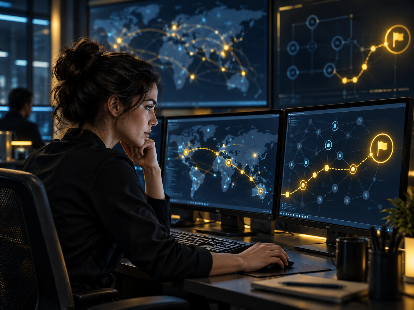 Cybersecurity learner solving a hands-on CTF challenge