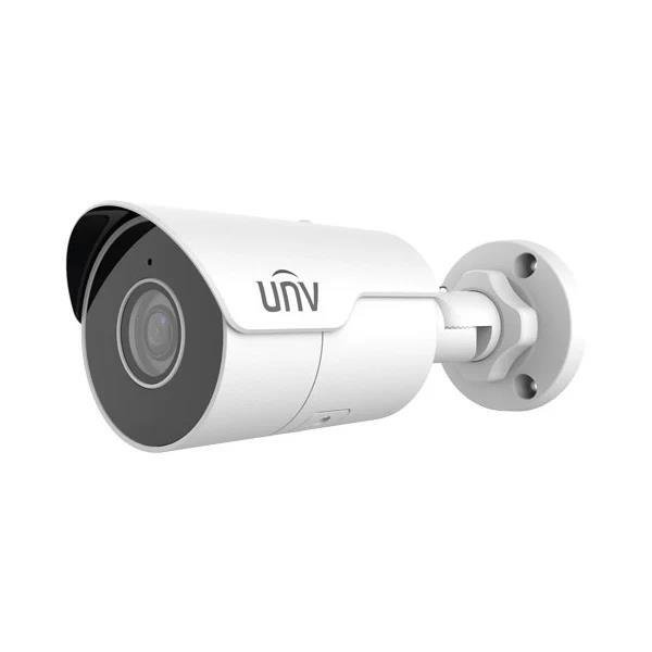 UNV 8MP 4K UltraHD NDAA-compliant weatherproof bullet IP security camera with 2.8mm fixed lens and built-in microphone (IPC2128SR-ADF28KM-H)