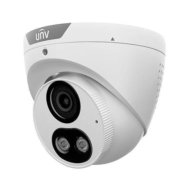 4K Tri-Guard Turret camera with 24/7 color and active deterrence