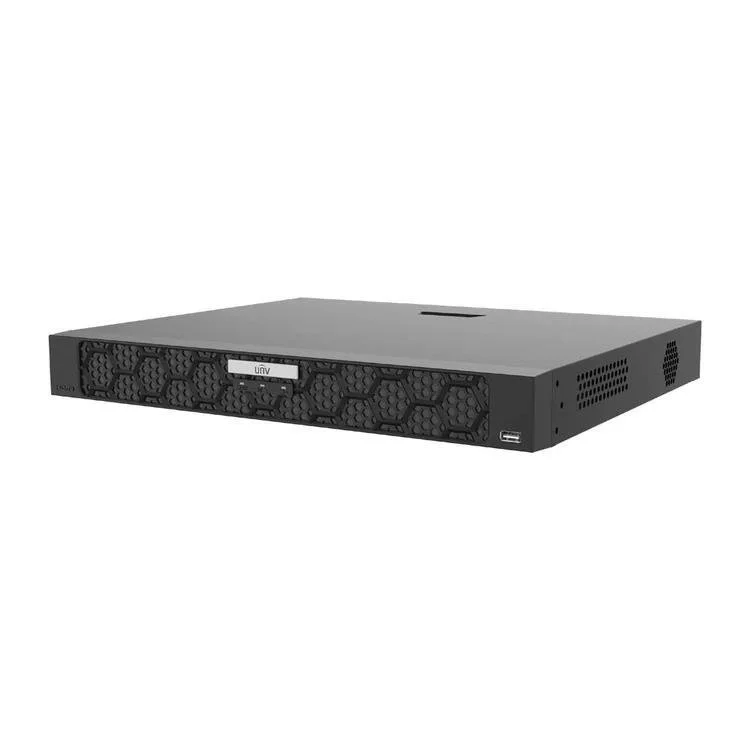 UNV 16MP UltraHD 16-channel IQ network video recorder with 2 hard drive bays