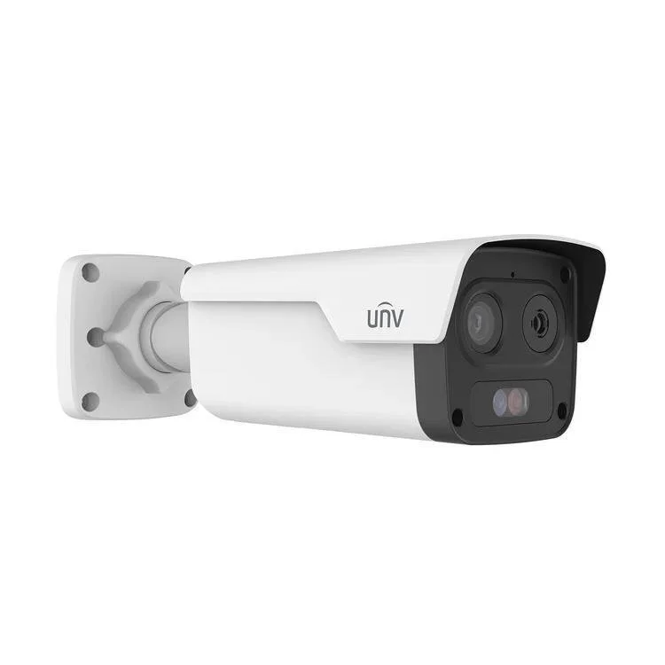 UNV Thermal and Optical Dual-Spectrum Bullet IP Security Camera with Active Deterrence
