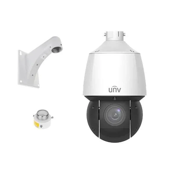UNV 4MP Deep Learning Weatherproof PTZ camera with 25x zoom and wall mount (IPC6424SR-X25-VFB)
