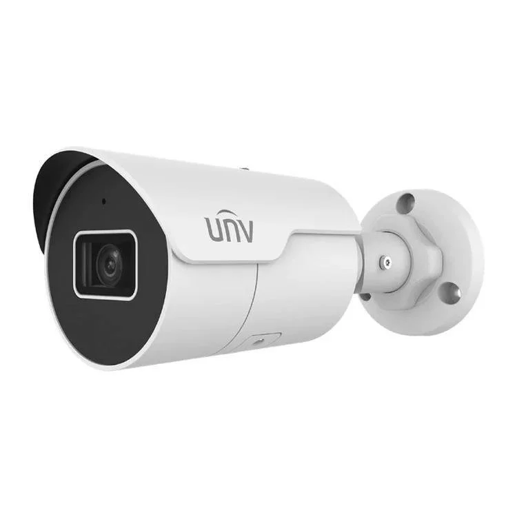 UNV 4MP Easystar Weatherproof Bullet IP Security Camera with IR and built-in mic