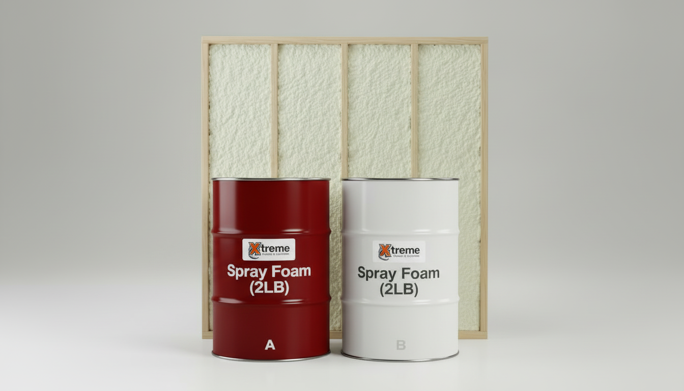 2 LB closed-cell spray foam