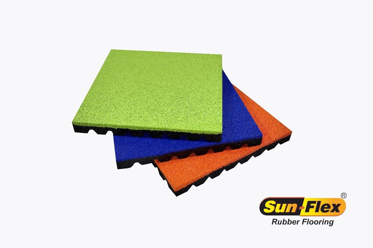 Standard Impact Rubber Tiles 1
