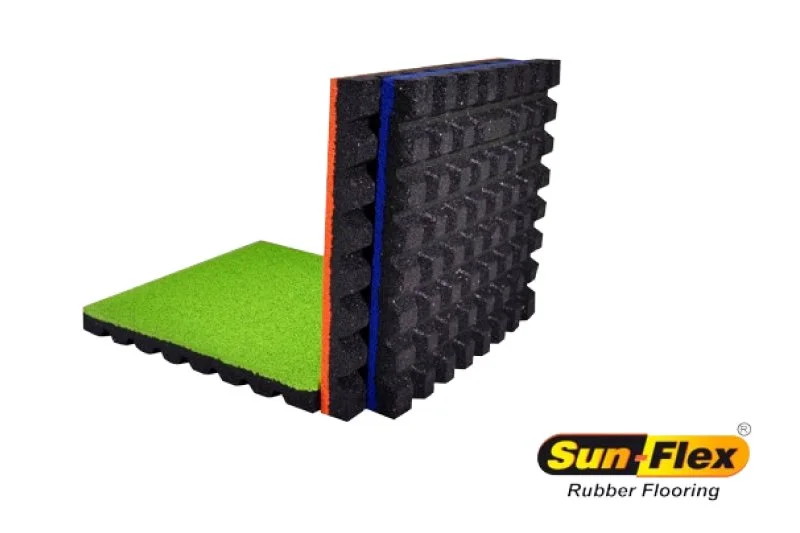 Standard Impact Rubber Tiles 3