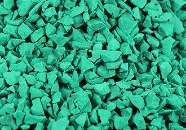 Teal 40 EPDM colour granules