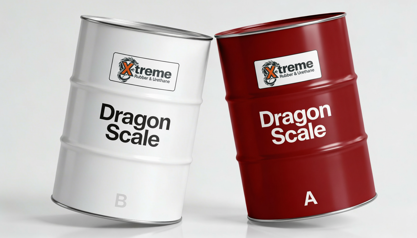 Spray coating plural component application