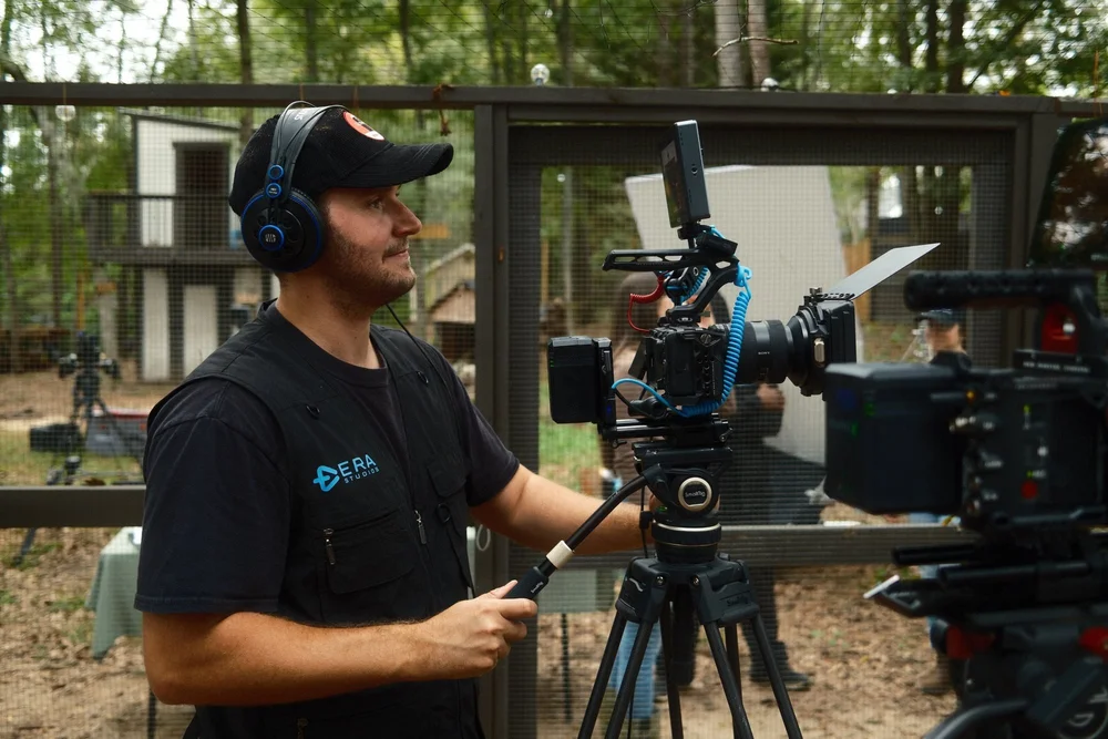 Cole Manning running camera on an outdoor shoot