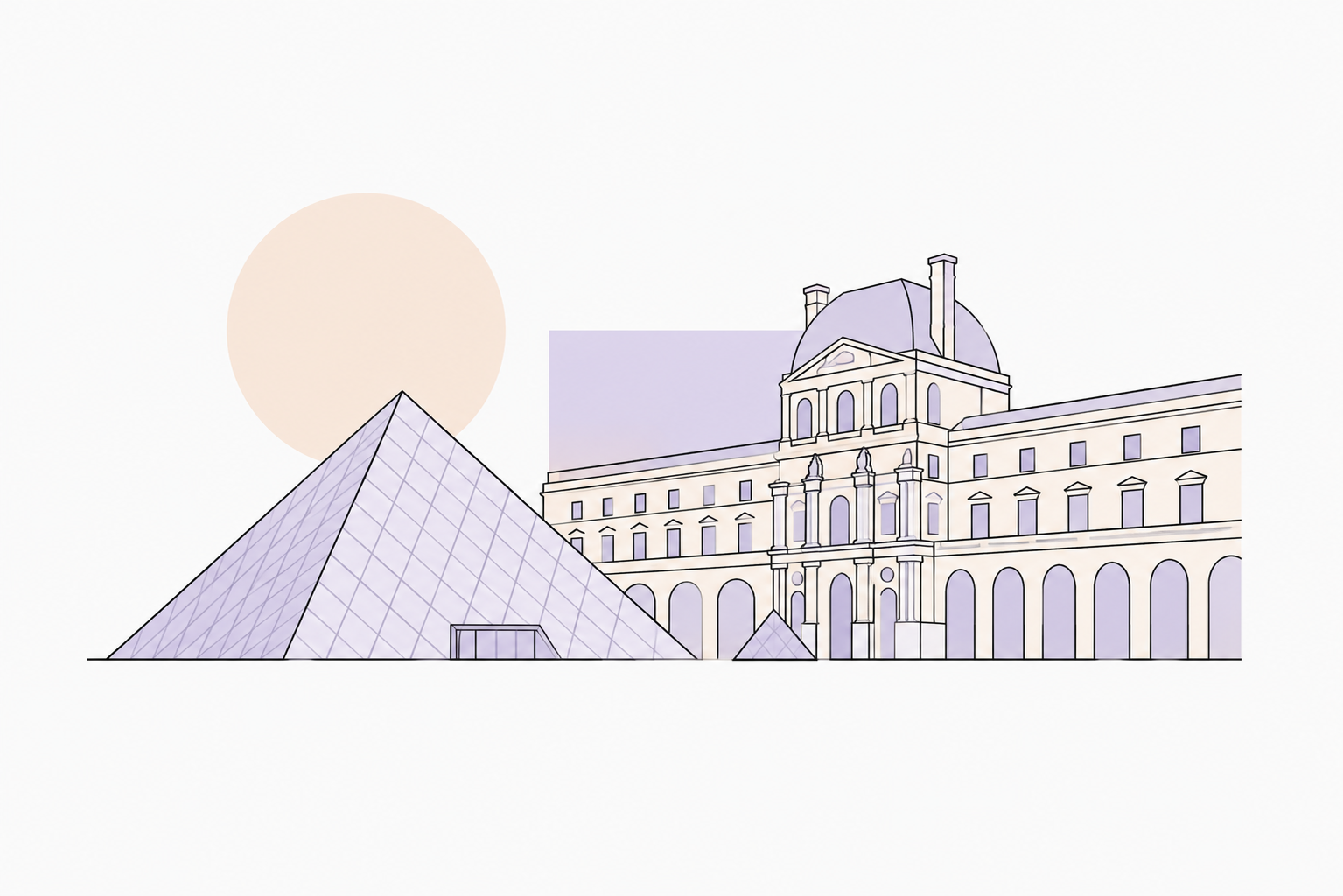Glaspyramide Louvre