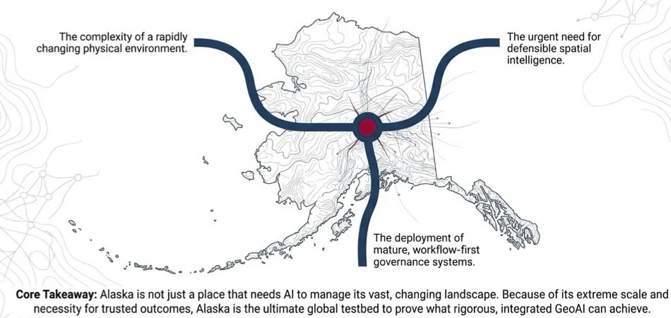 The GeoAI Convergence: Alaska as the Ultimate Crucible[cite: 62, 63]