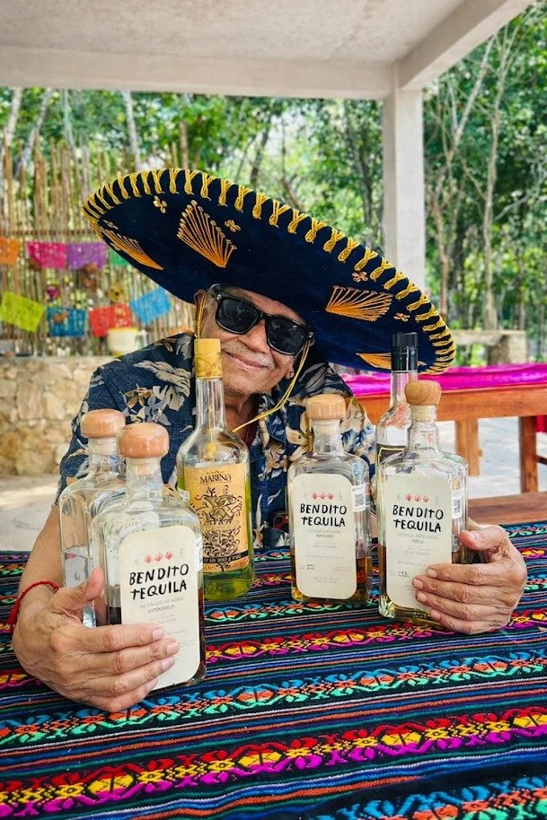Artisanal liqueur tasting at Tierra Maya