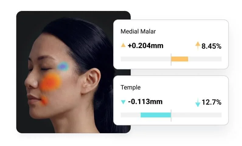 Mapa de datos de la piel en alta definición