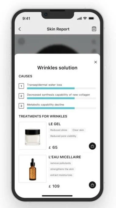 Solución para arrugas con productos recomendados