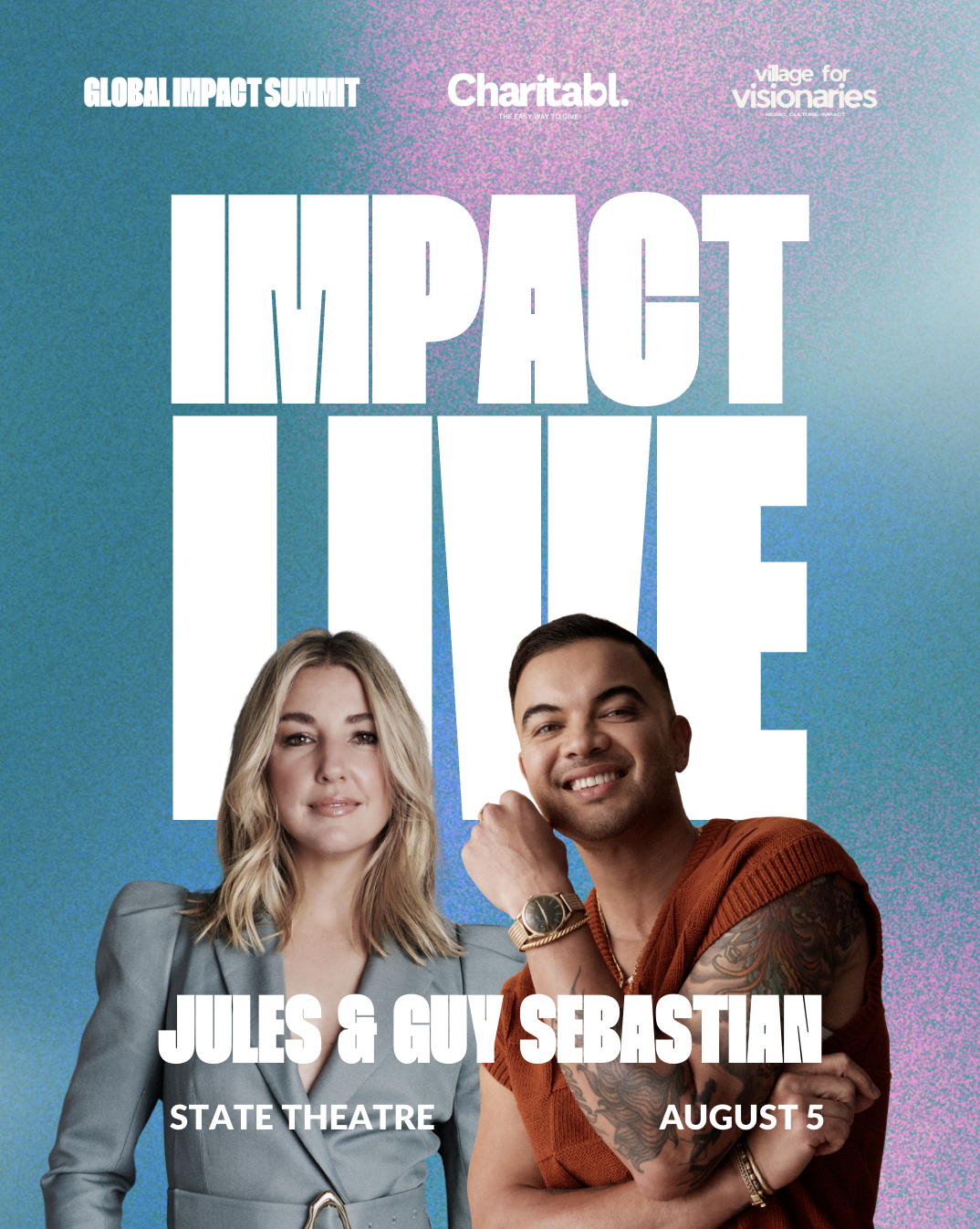 Jules & Guy Sebastian — Impact Live August 5
