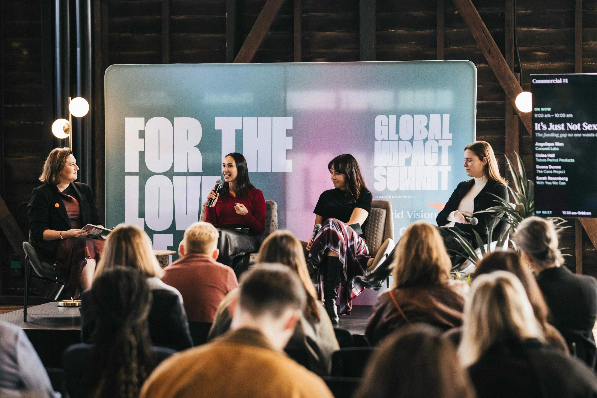 Global Impact Summit 2026 — the room at Walsh Bay