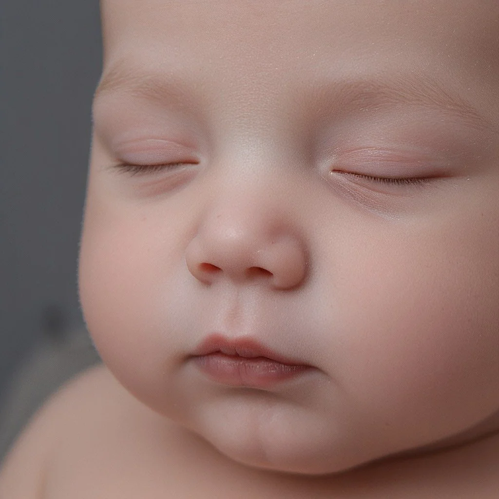Newborn Preview enhanced keepsake portrait created from the ultrasound