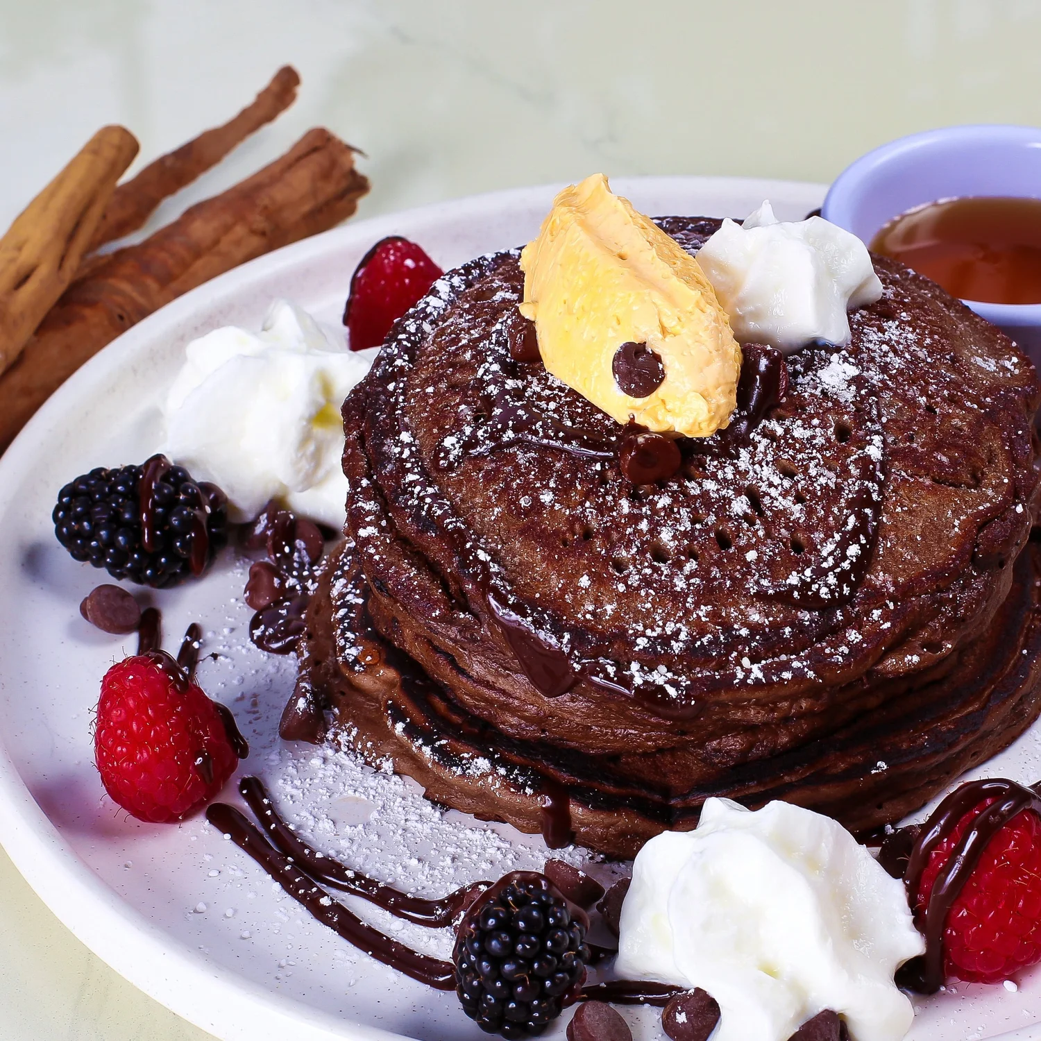 Chocolate pancakes
