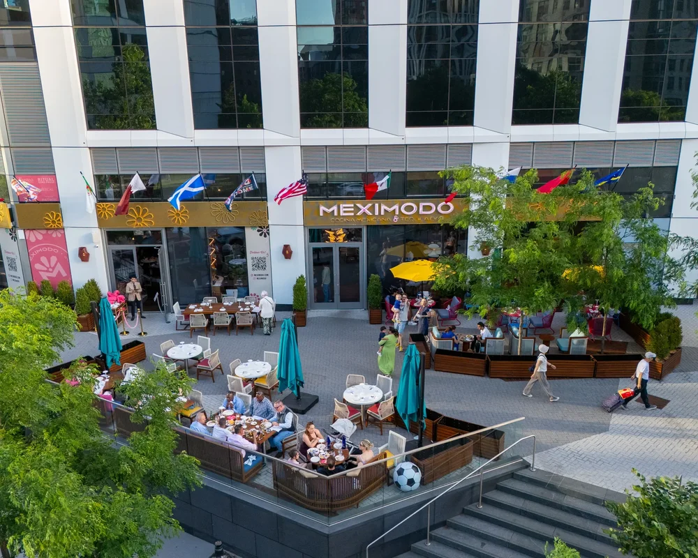 The Outdoor Terrace at Meximodo Jersey City