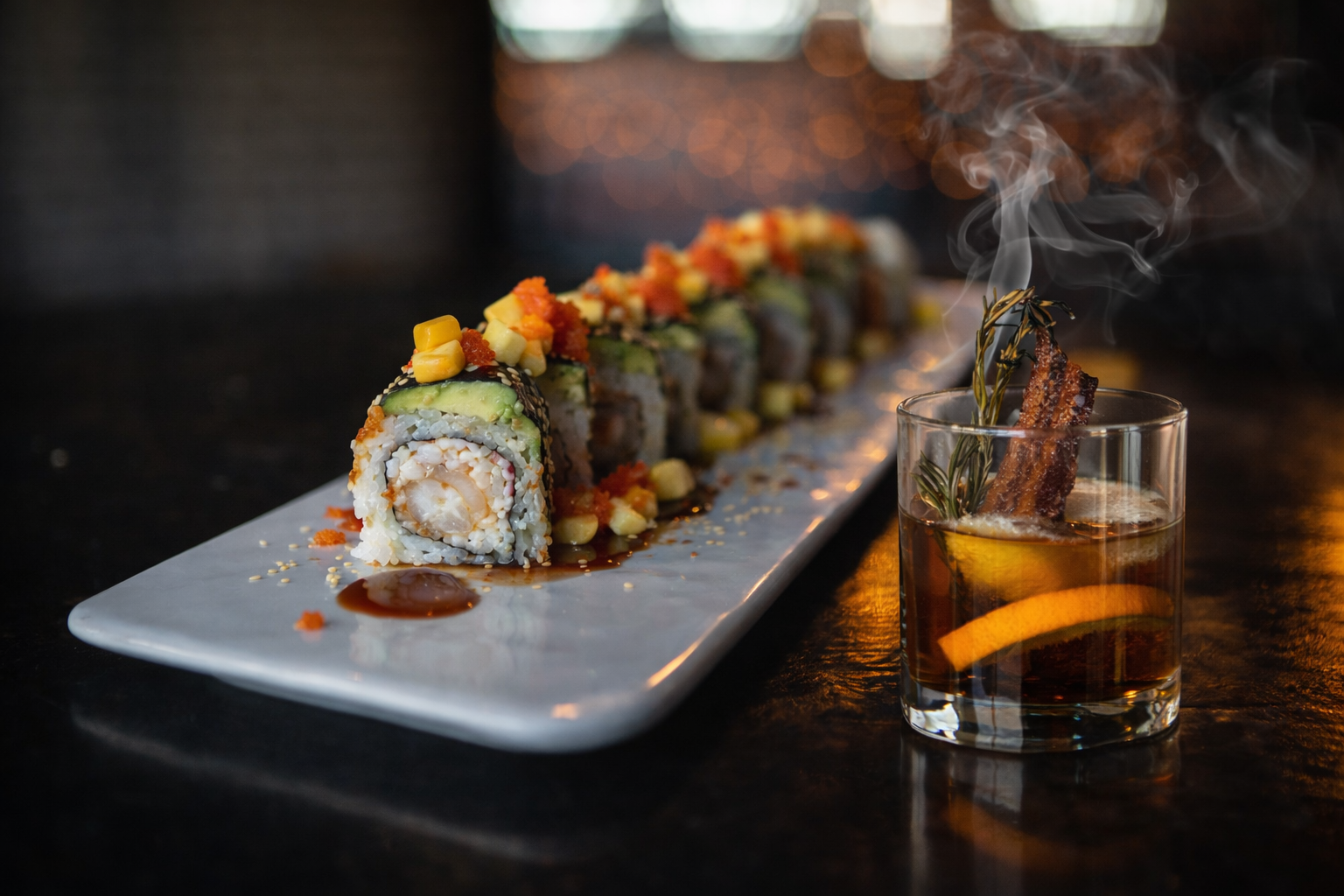 Smokin Fins seafood and cocktails