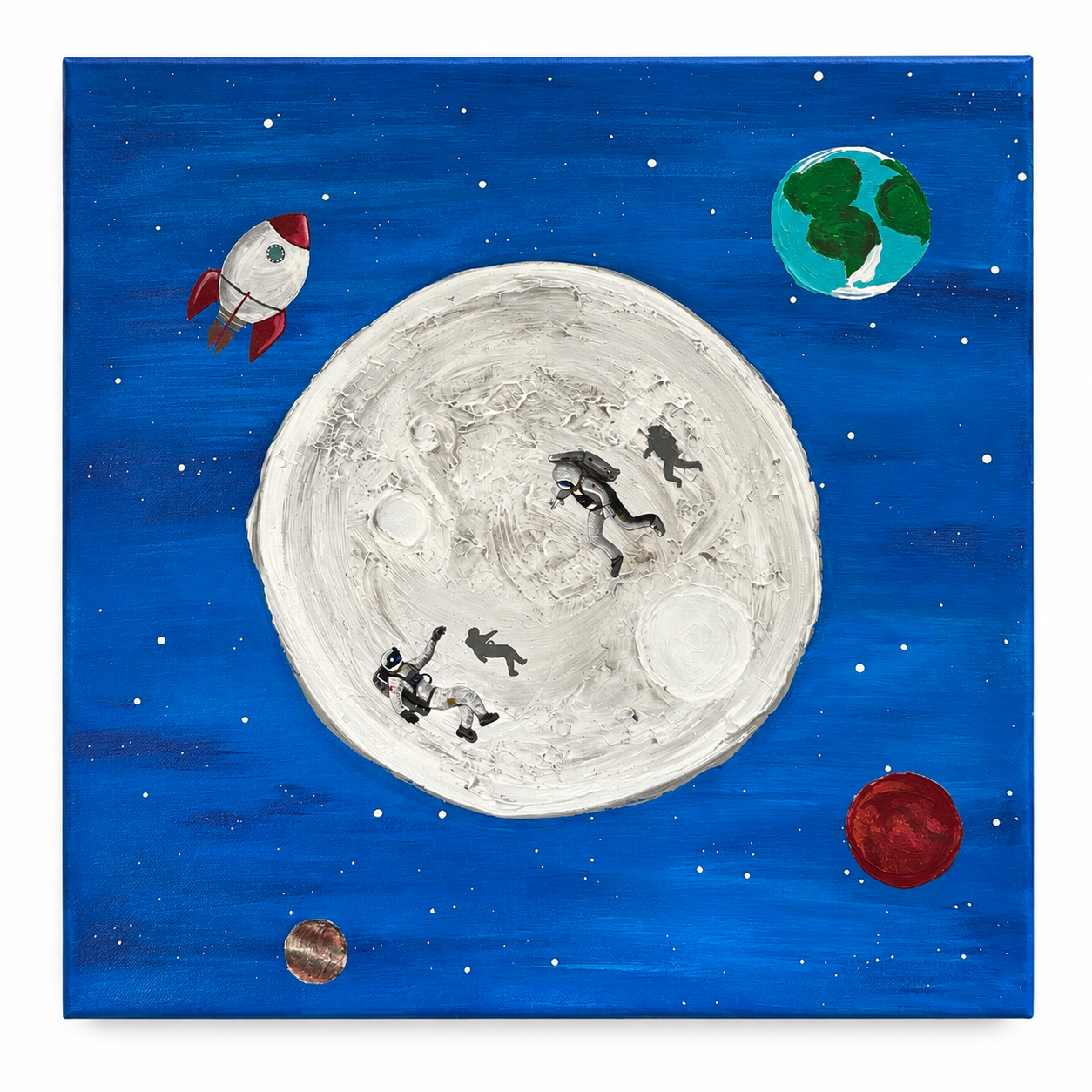 Custom painting by Luiza Margulis