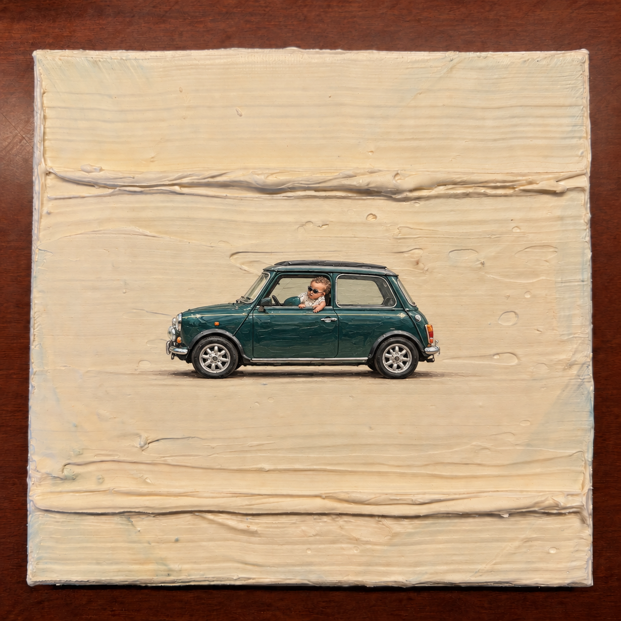 Custom painting by Luiza Margulis