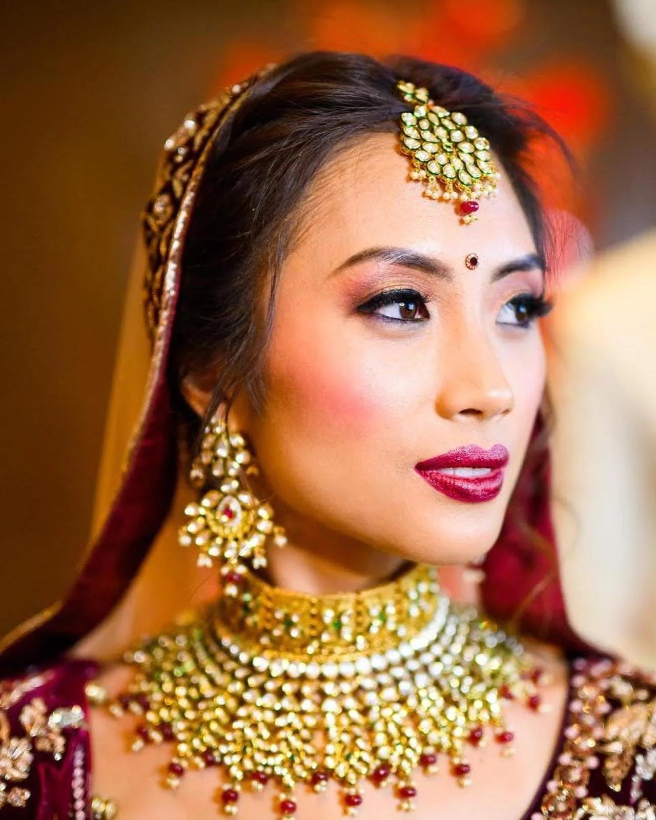 South Asian bridal look