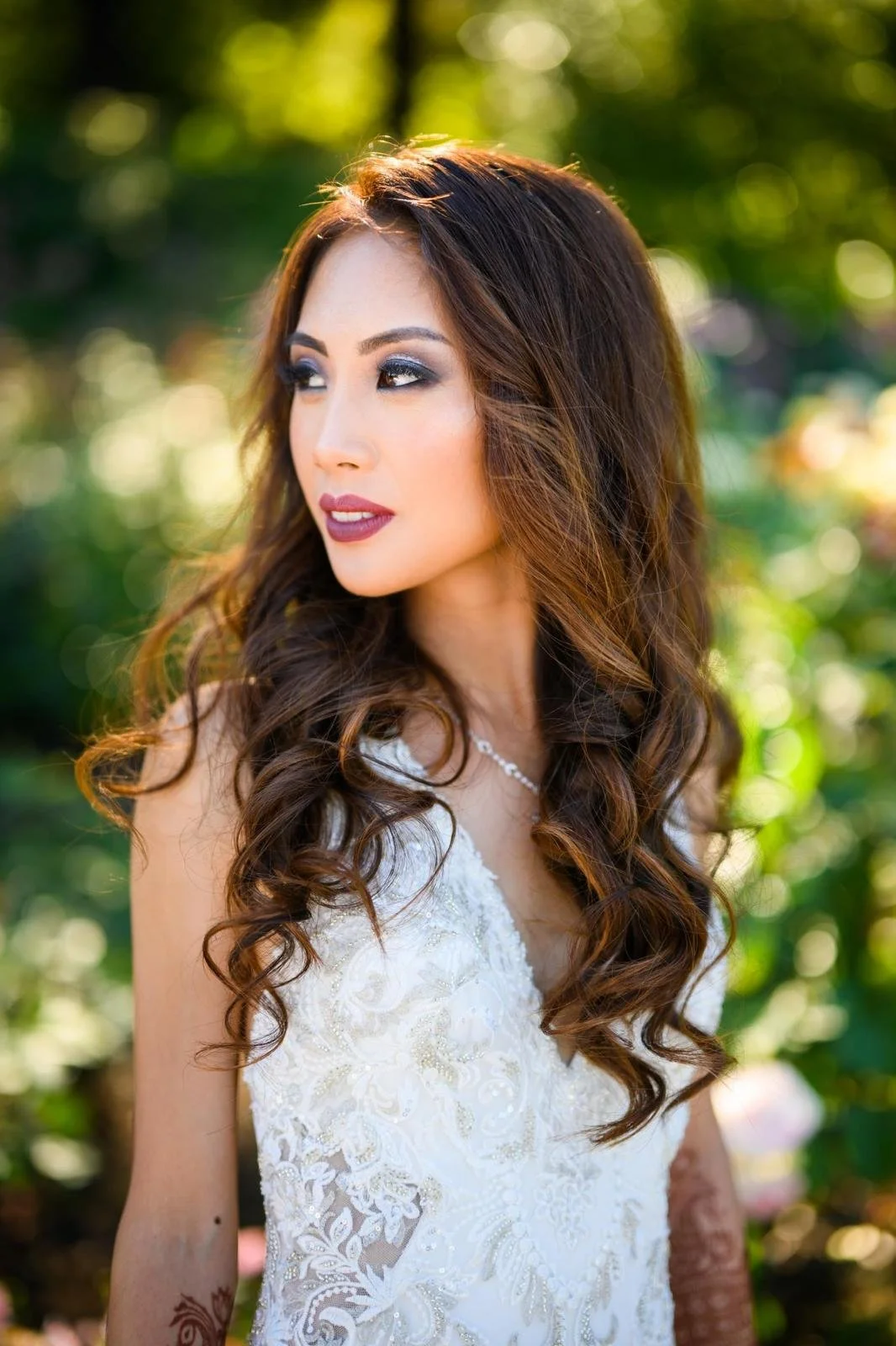 Bridal makeup look