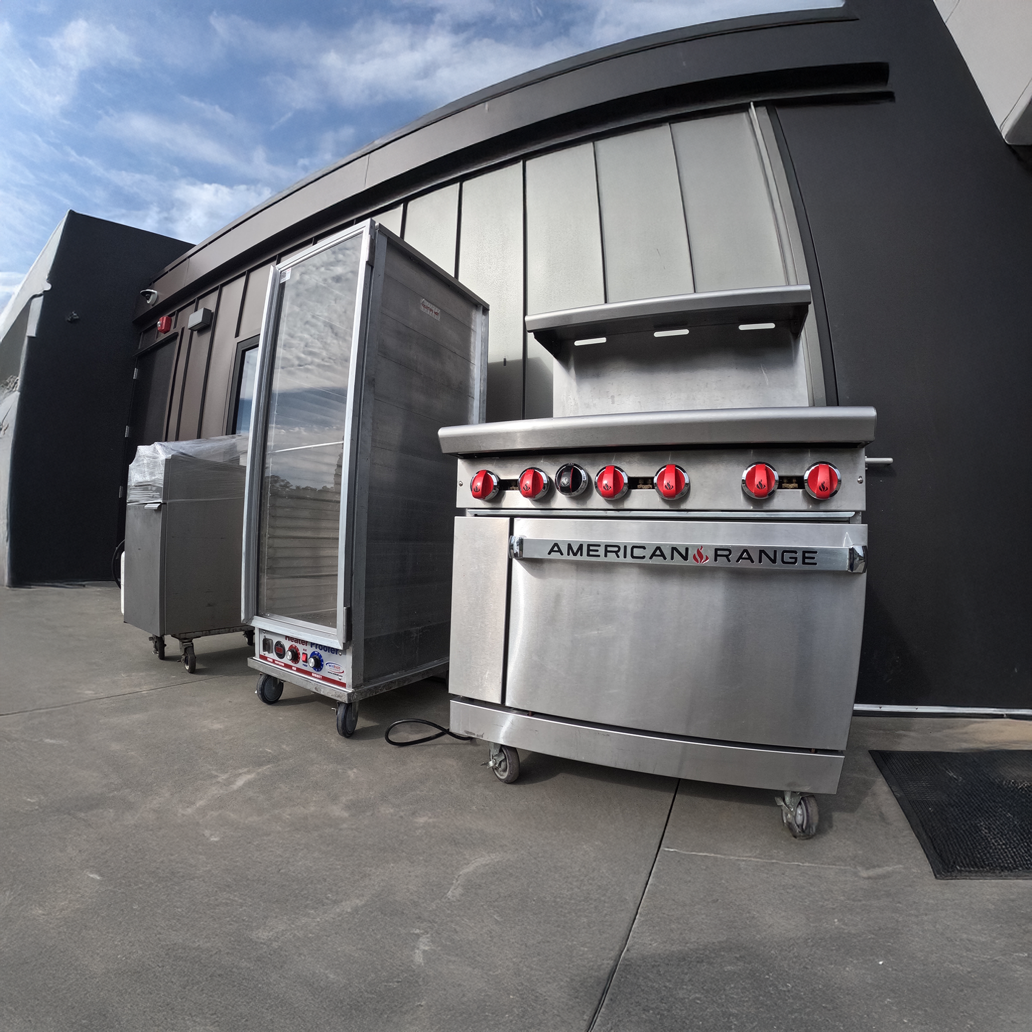 Commercial kitchen at winery