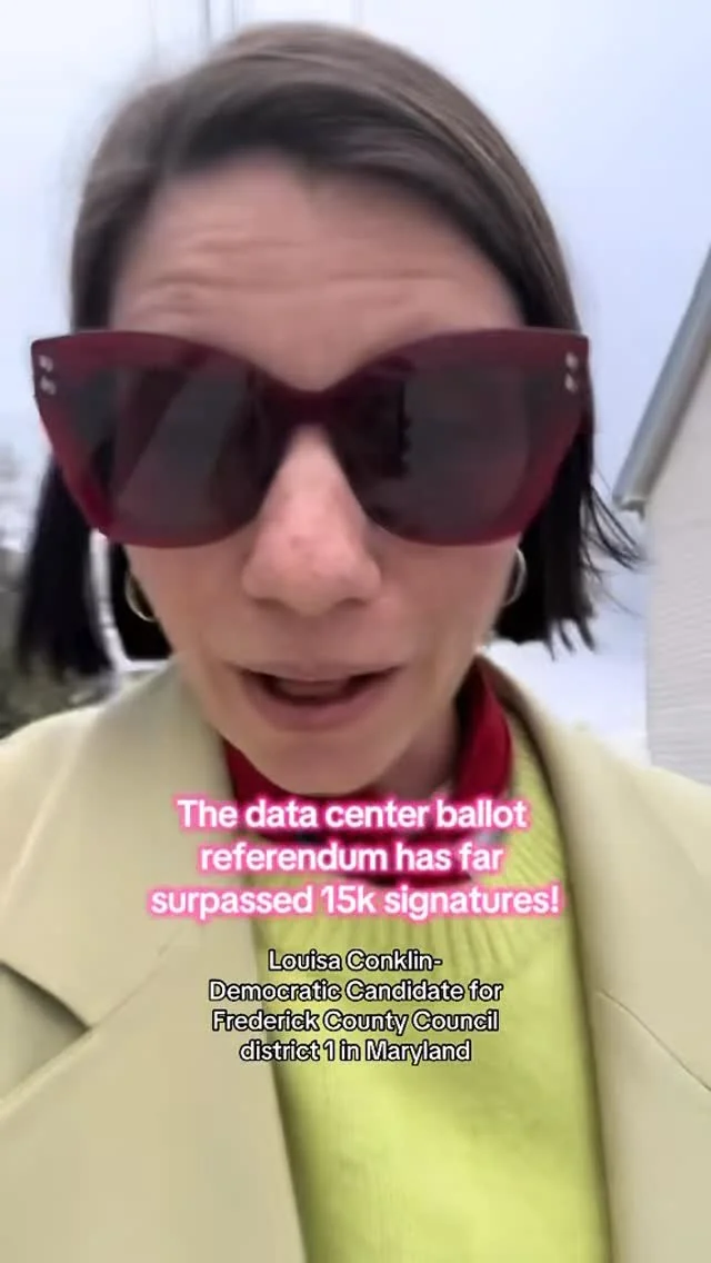 Congratulations to the data center ballot referendum, and hu