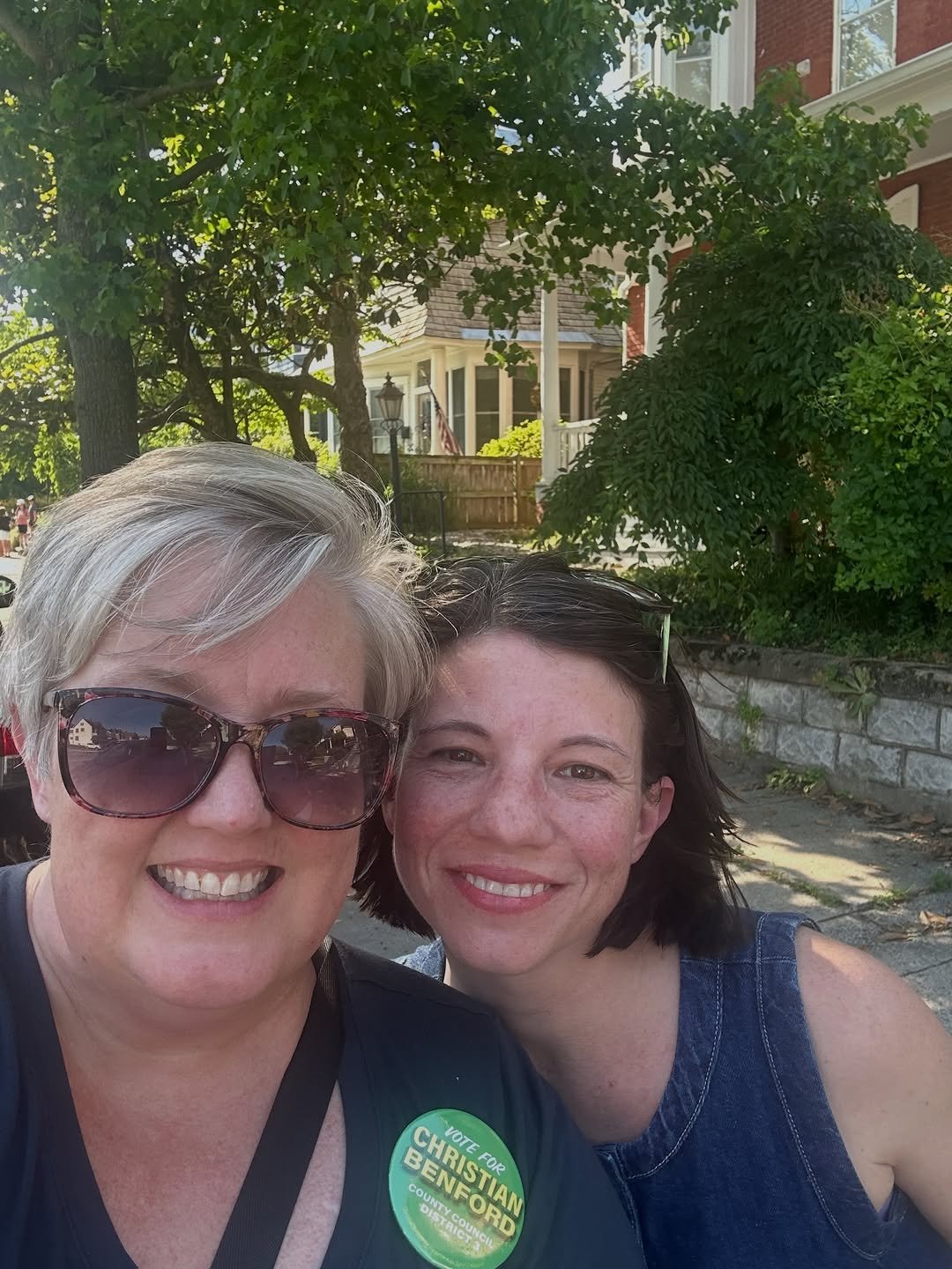 Knocked doors tonight with @agooddayforfrederick and @christ