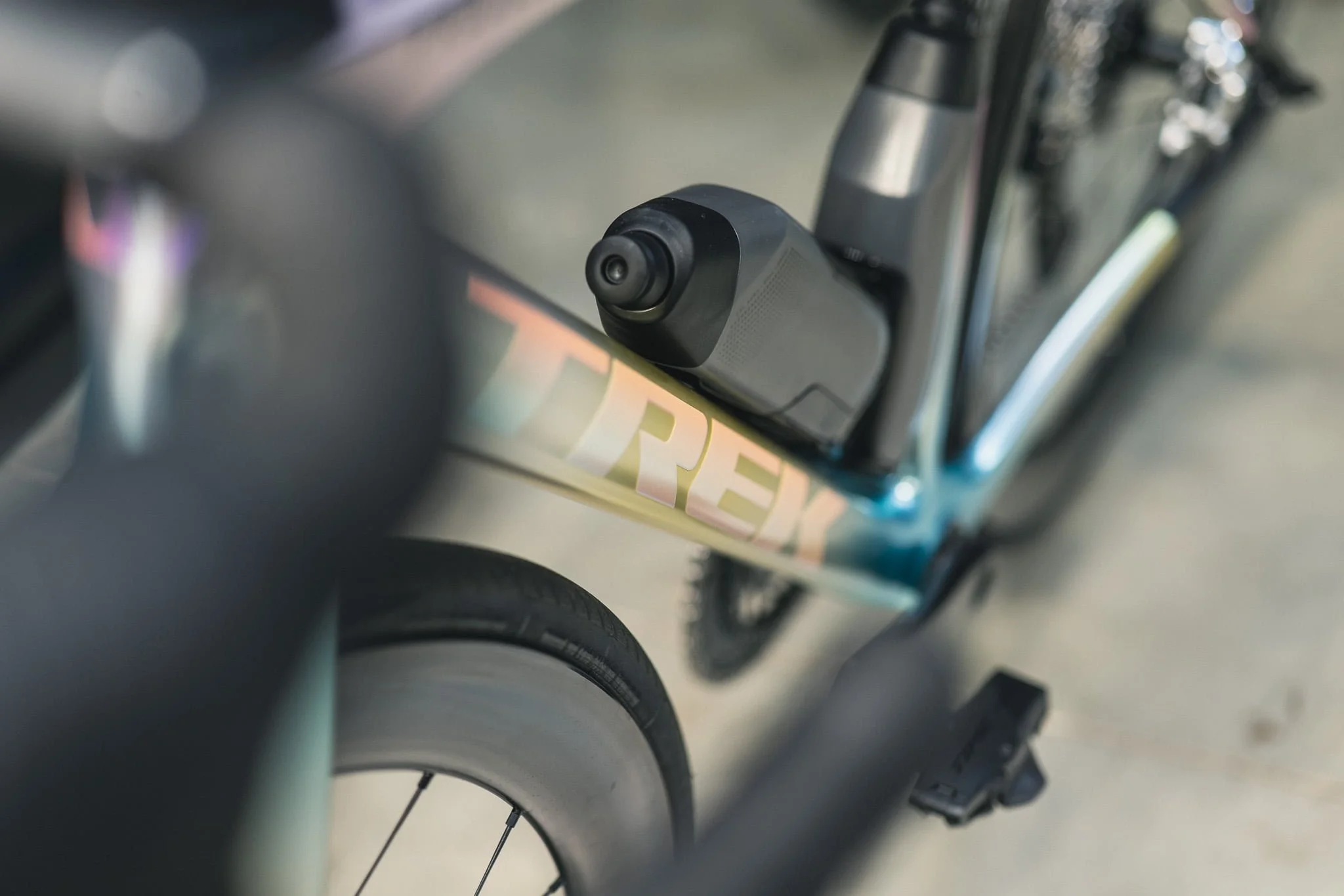 Lizzie Deignan's custom Trek Project One Madone Gen 8 at Trek Bicester