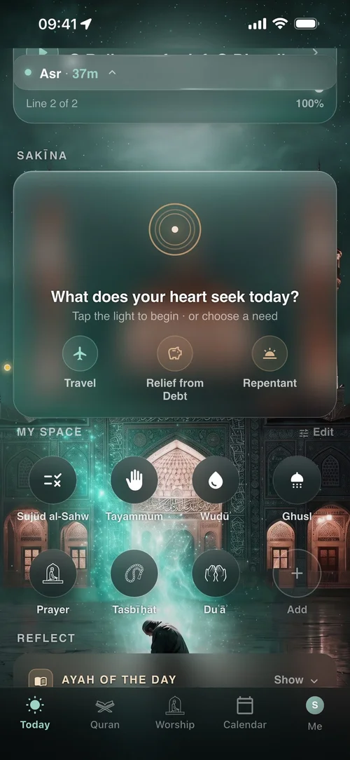Complete ShiaNūr Sakīna screen