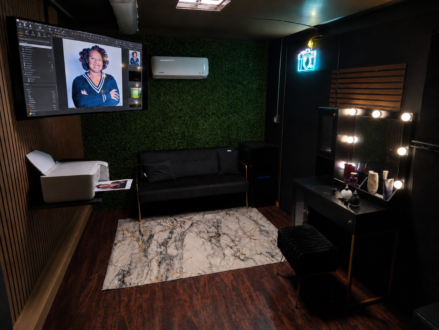 T3 Mobile Studio interior for Southlake clients