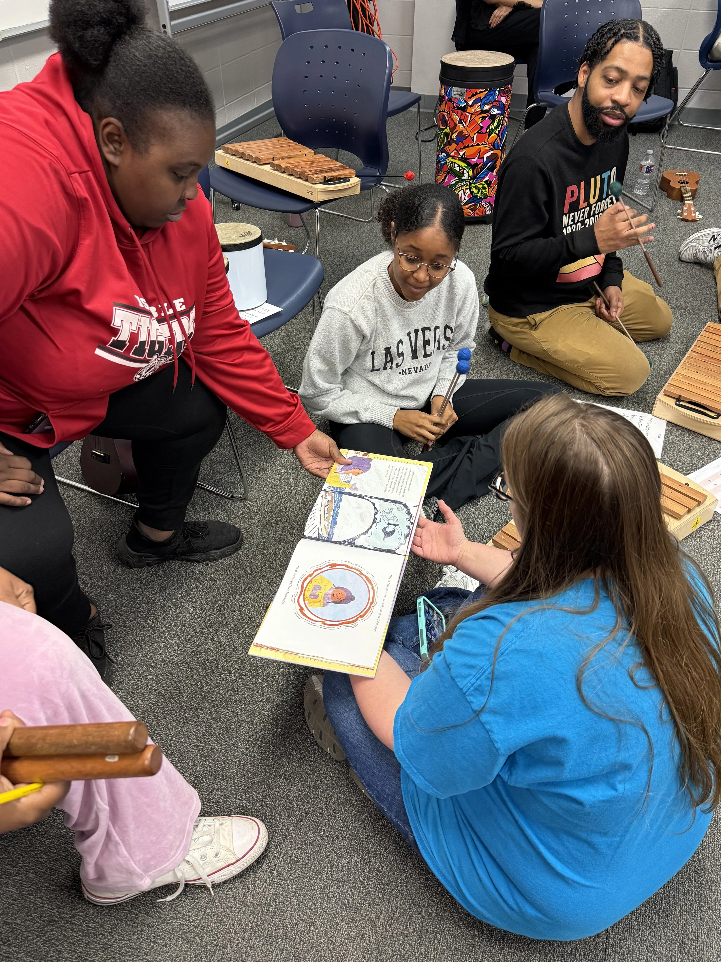 Workshop presentation featuring My Heart Speaks Kriolu