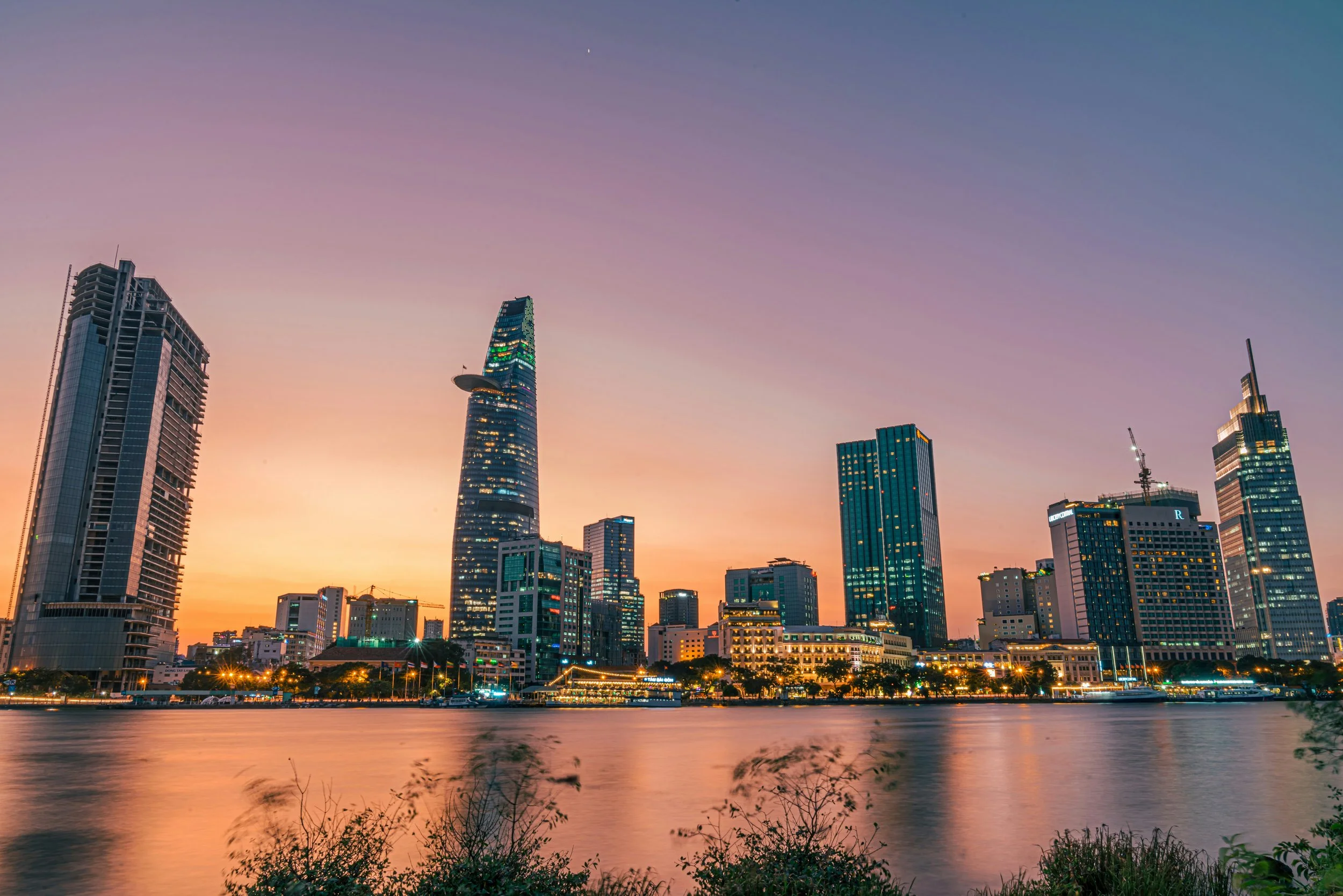 Ho Chi Minh City Skyline Sunset