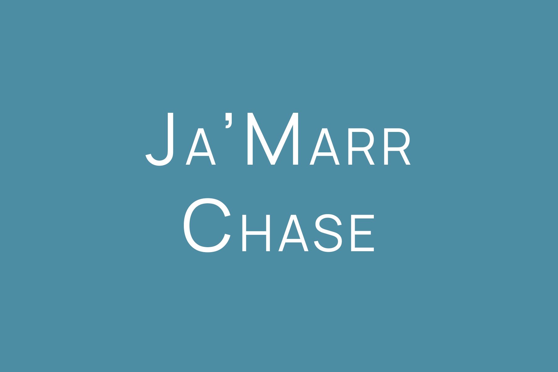 Ja'Marr Chase