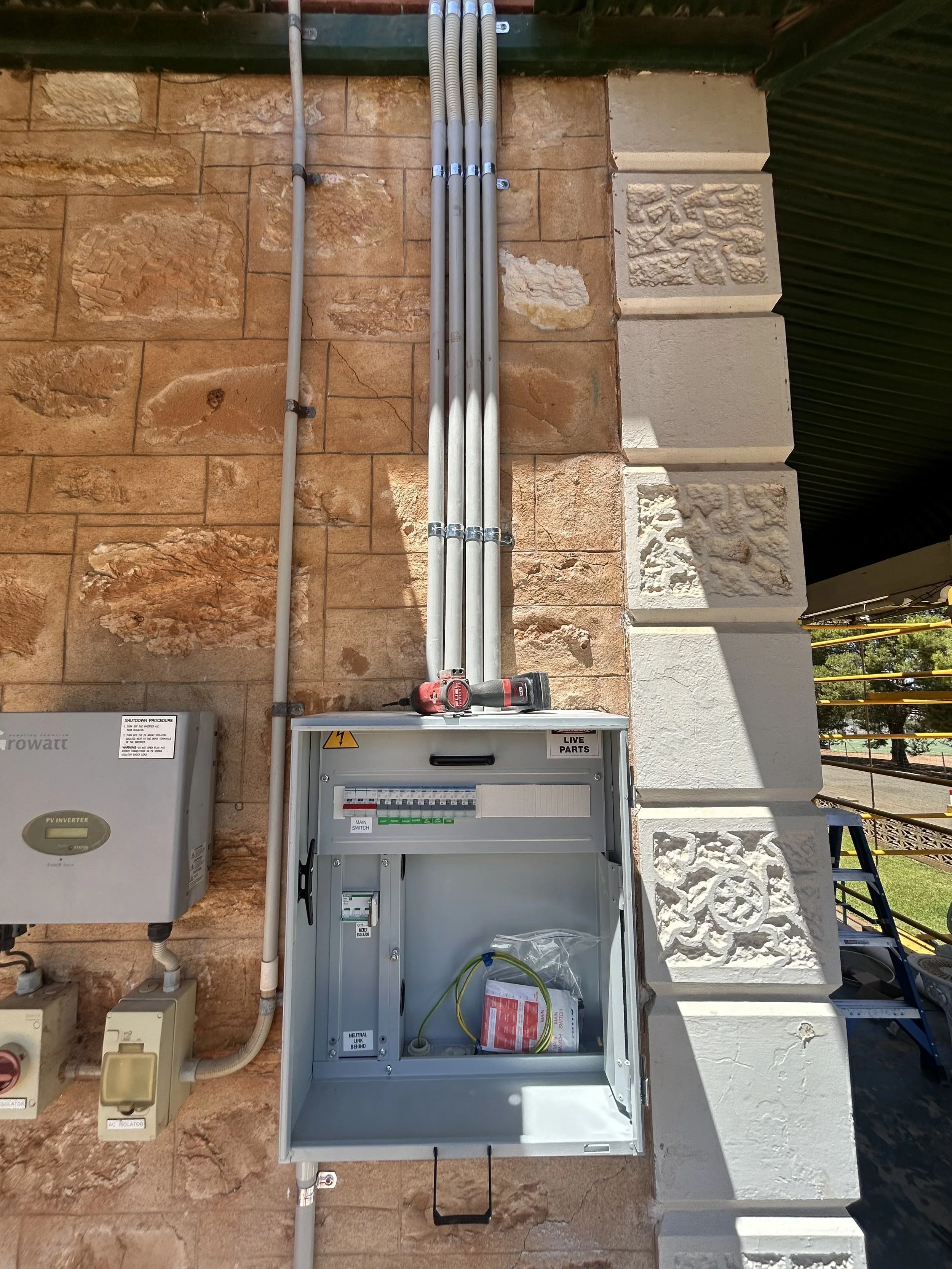 Heritage conduit work