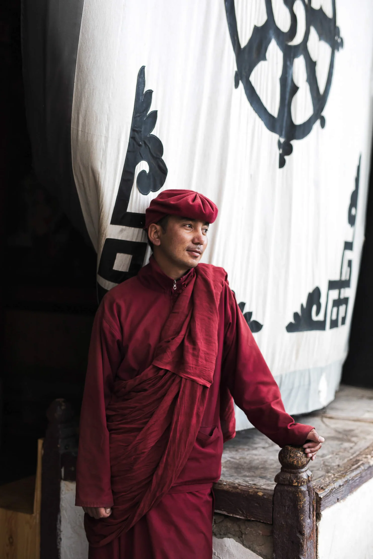 Student monks reading scriptures at Hemis Monastery