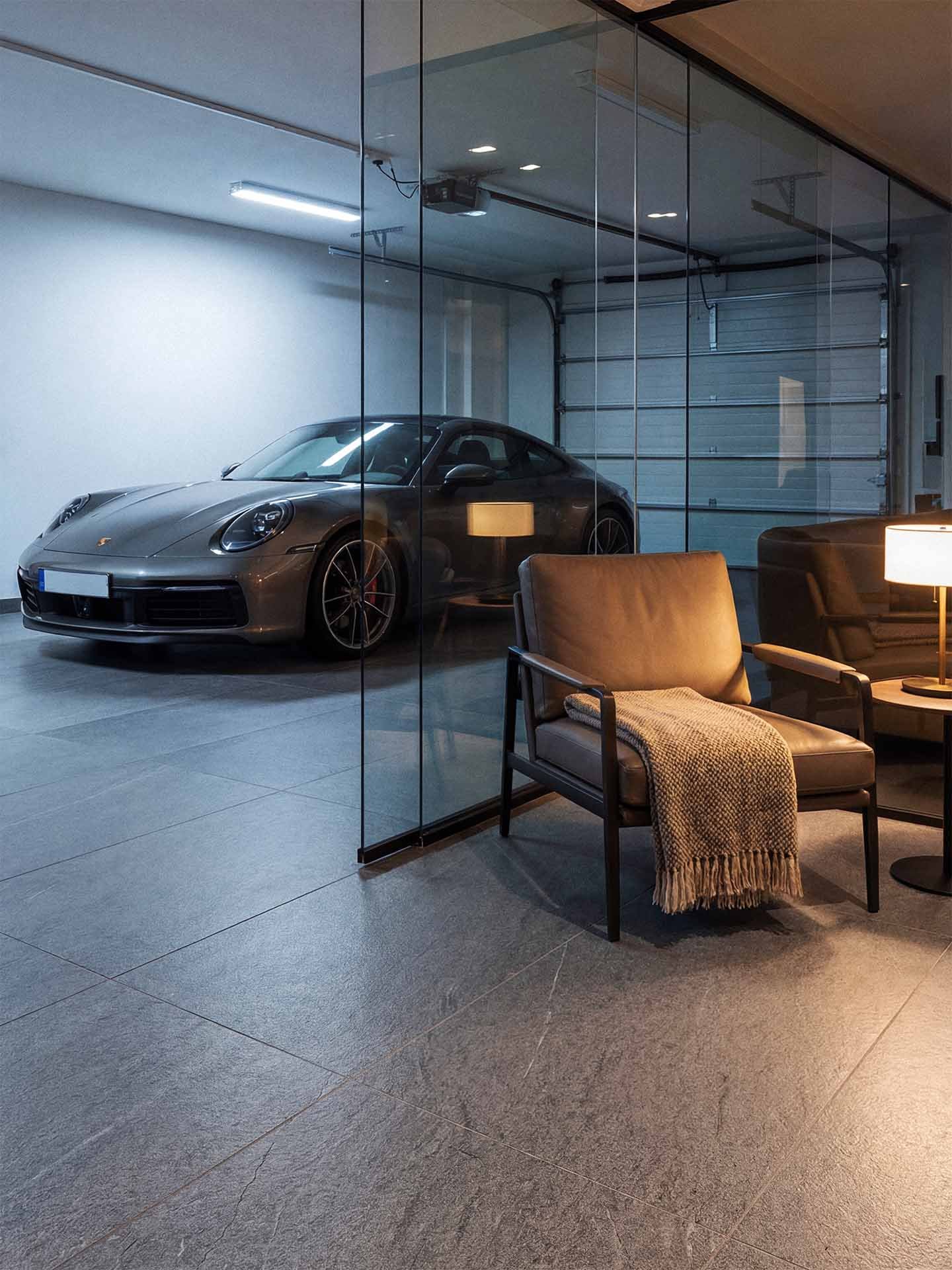 Porcelain Garage Flooring