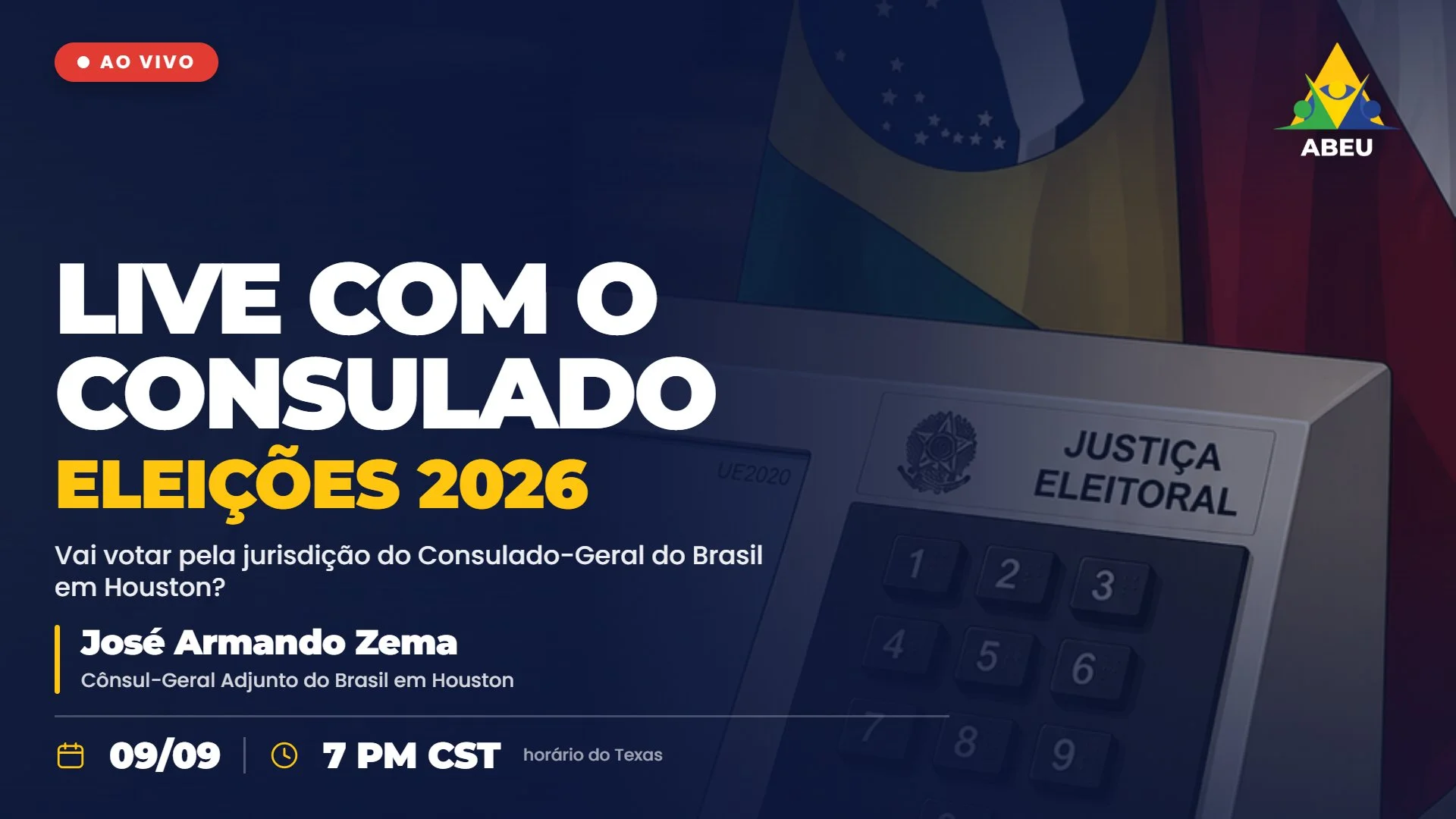 Live ABEU Eleições 2026