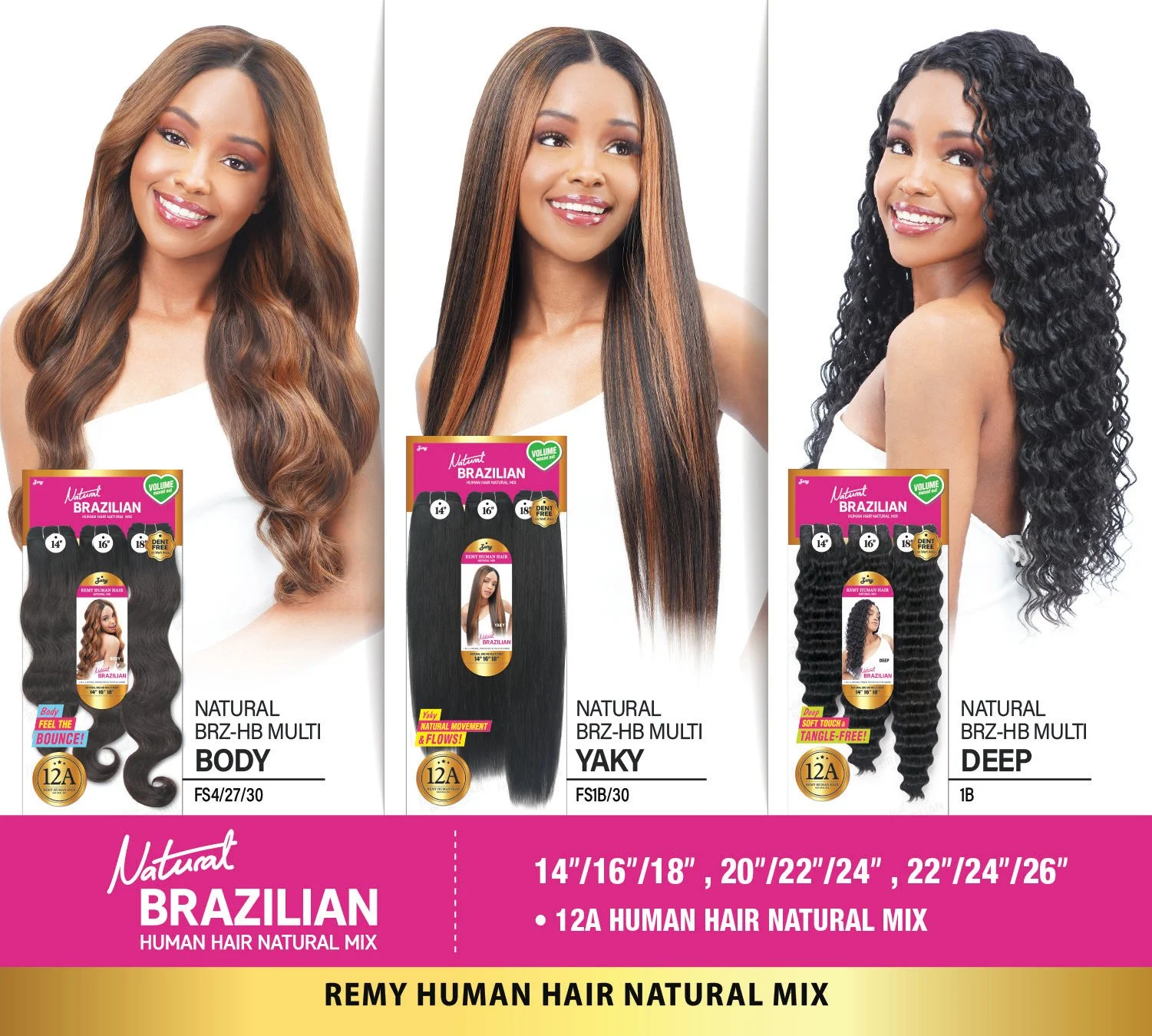 Royal Imex Inc. 12A REMY HUMAN HAIR NATURAL MIXED