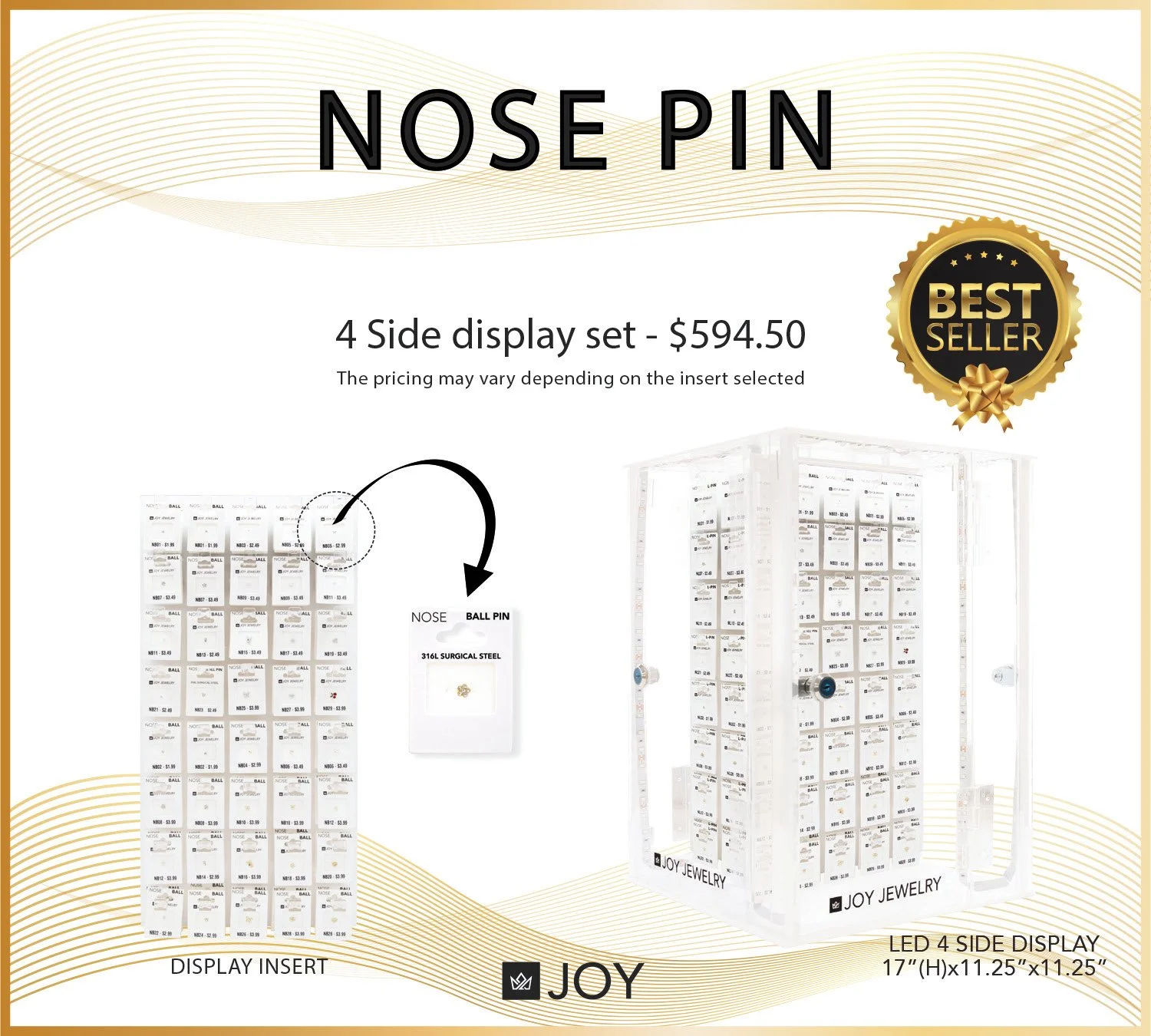Joy Jewelry NOES PIN